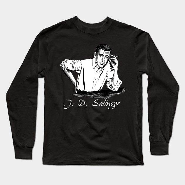 Salinger 2 Long Sleeve T-Shirt by HelenaCooper